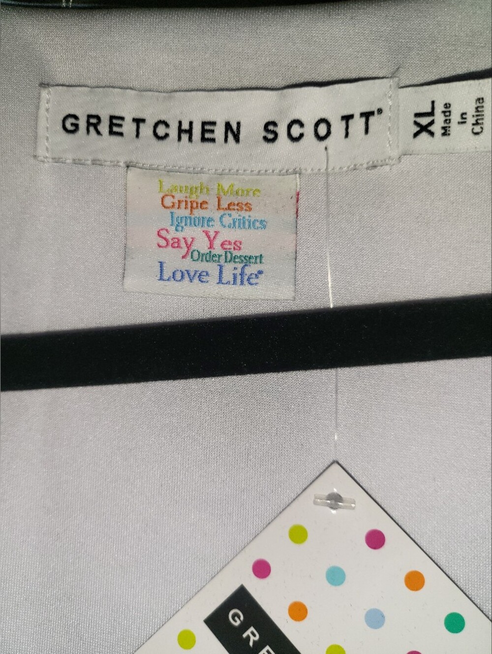 Gretchen Scott Designs Perwinkle Ruffle-Neck Midi Shift Dress Size XL NWT NEW - Picture 4 of 12